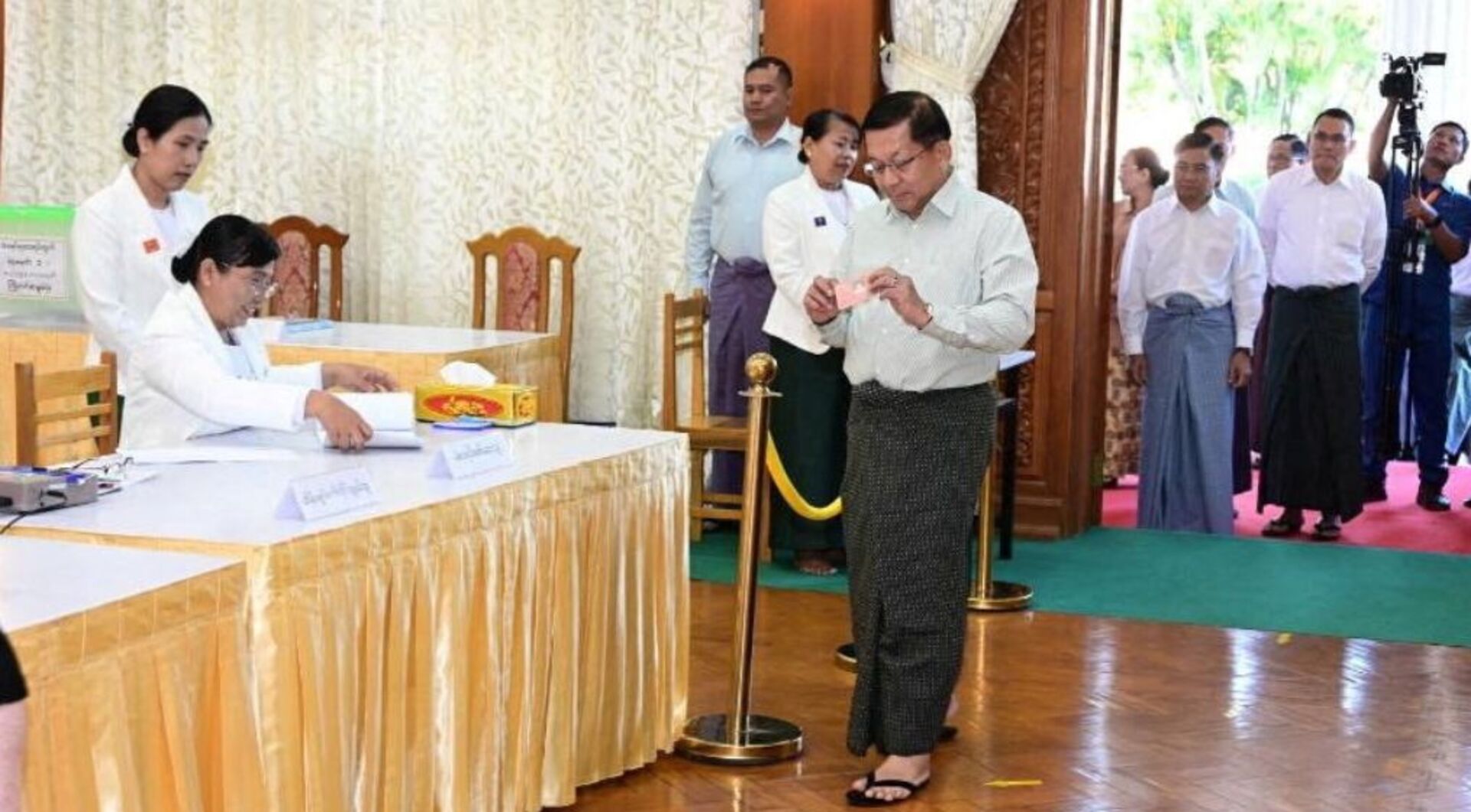 Video thumbnail for Myanmar’s military-led election sees low turnout in first phase amid credibility doubts