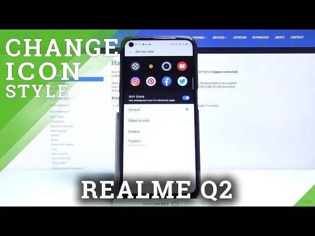 Video thumbnail for How to Change Icon Shape on REALME Q2 – Customize Shortcuts