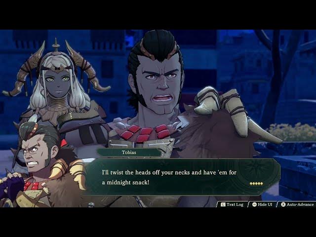 Video thumbnail for Fire Emblem: Fortune's Weave - 1 Theodora Path Ch 5: Support Conversation: Theodora and Tobias