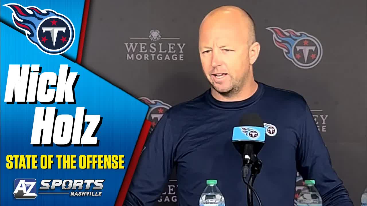 Video thumbnail for Titans OC Nick Holz raves about Will Levis, JC Latham, Calvin Ridley