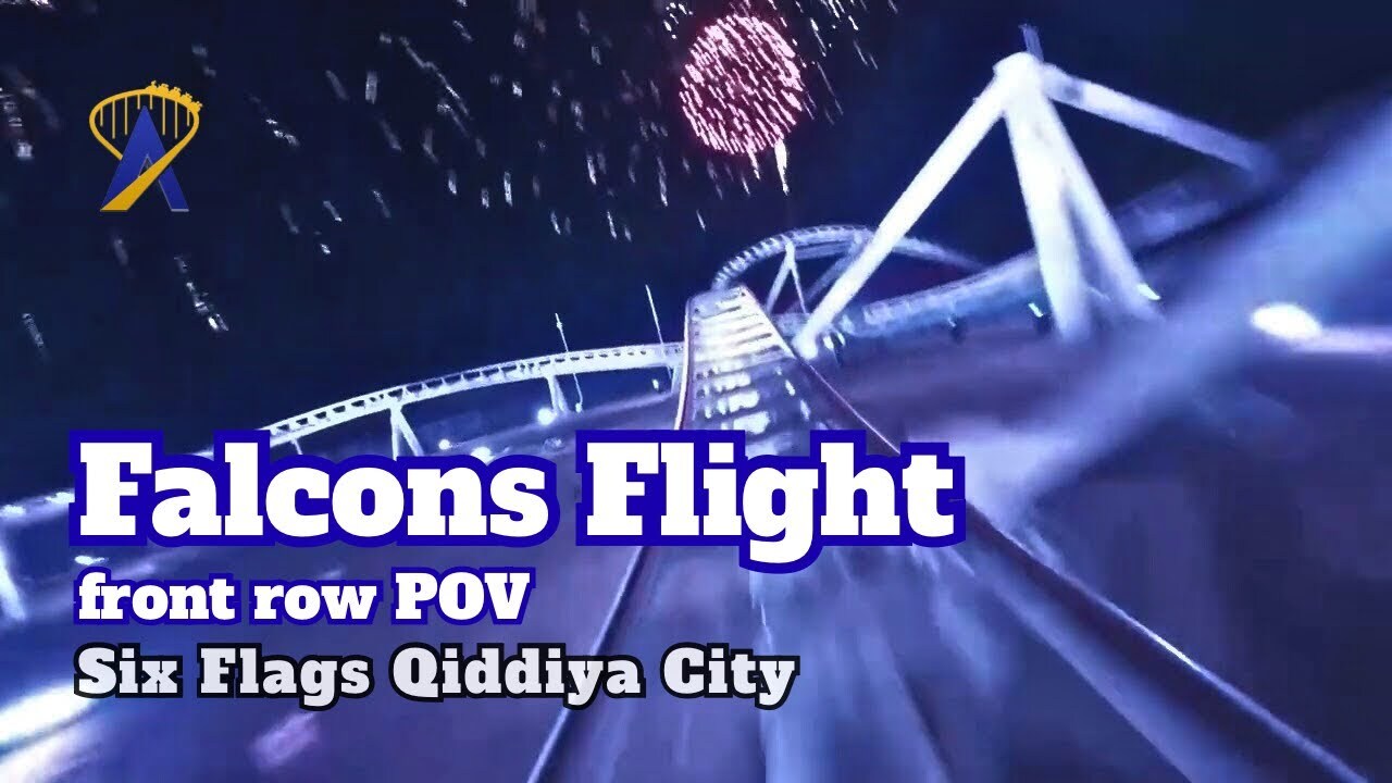 Video thumbnail for Falcons Flight Front-Row POV from Six Flags Qiddiya City