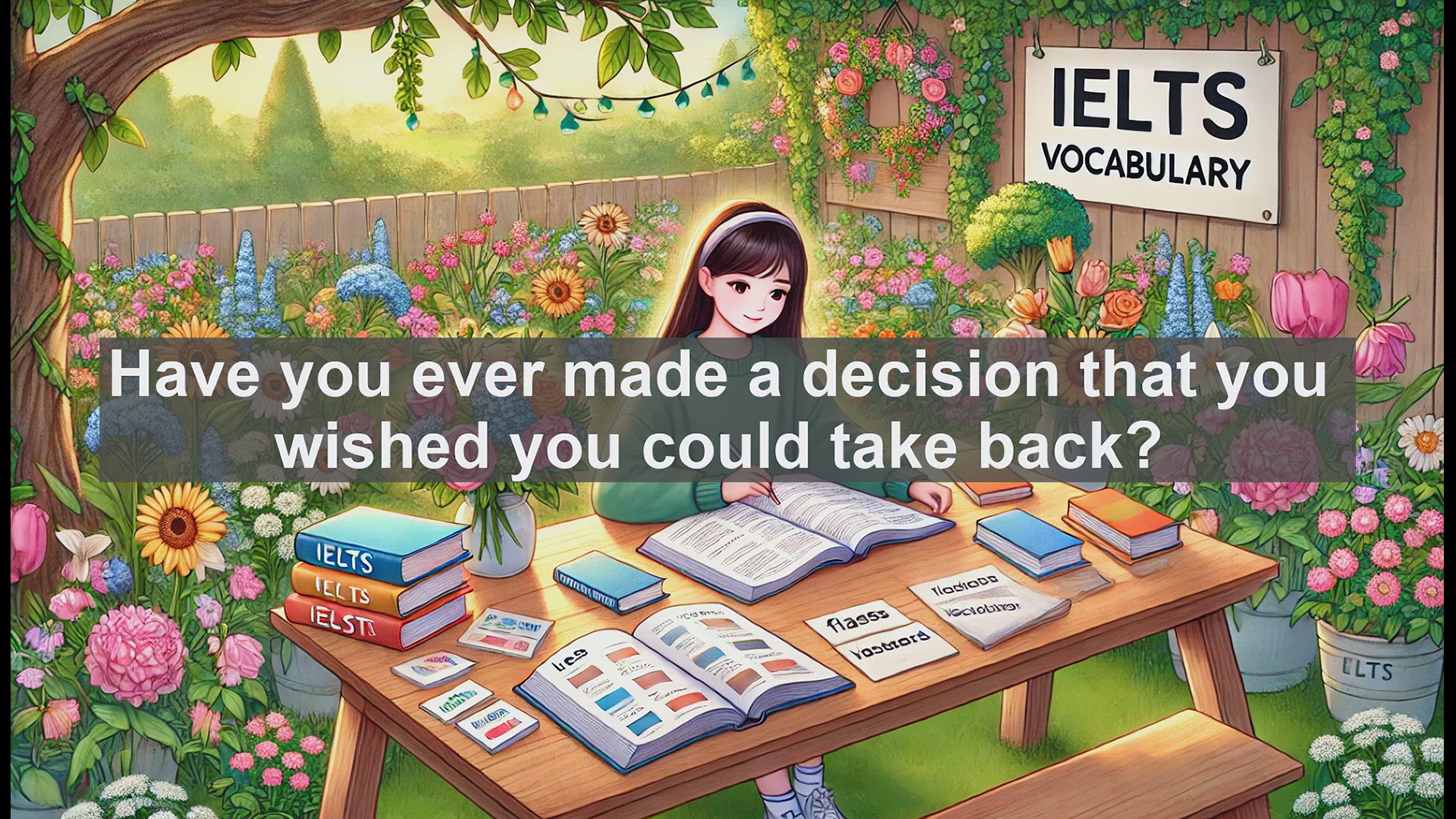 'Video thumbnail for 2500 Must Know IELTS 6.5 Vocabulary - Understanding 'Regret': Meaning and Usage for IELTS Success'