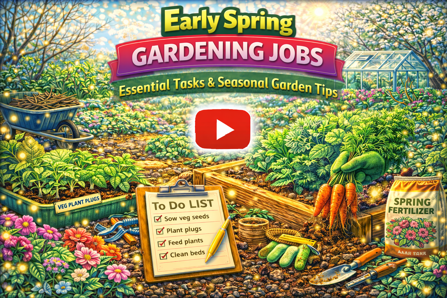 Video thumbnail for Early Spring Gardening Jobs | Essential Tasks & Seasonal Garden Tips
