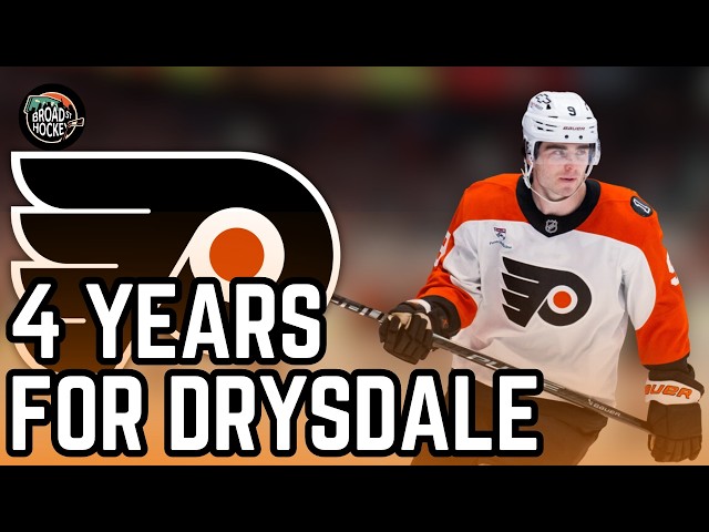 Video thumbnail for Flyers Sign Jamie Drysdale to 4-Year, $26 Million Contract
