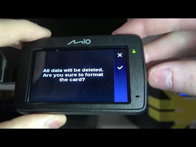 Video thumbnail for How To Format SD Card On Mio MiVue 731