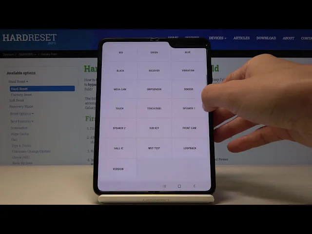 Video thumbnail for How to Use Test Mode in Samsung Galaxy Fold – Check All Features
