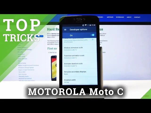 Video thumbnail for Top Tricks MOTOROLA Moto C XT1757