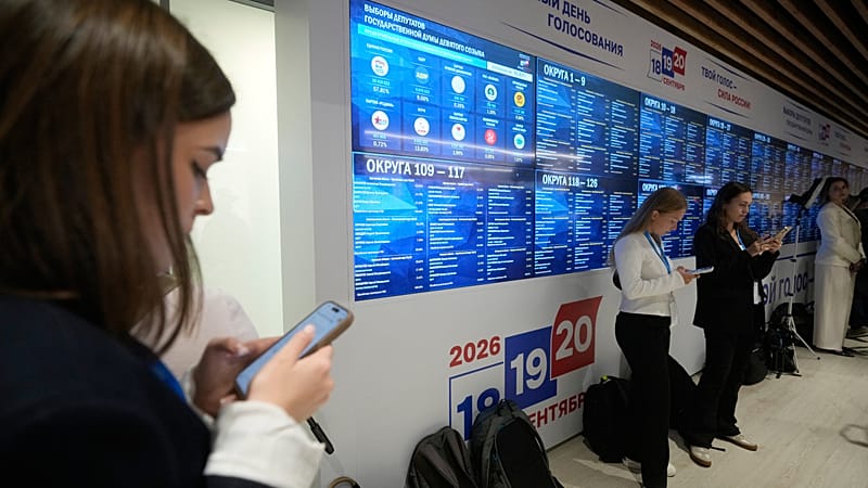 Video thumbnail for Putin's United Russia party tightens control on parliament, early results show