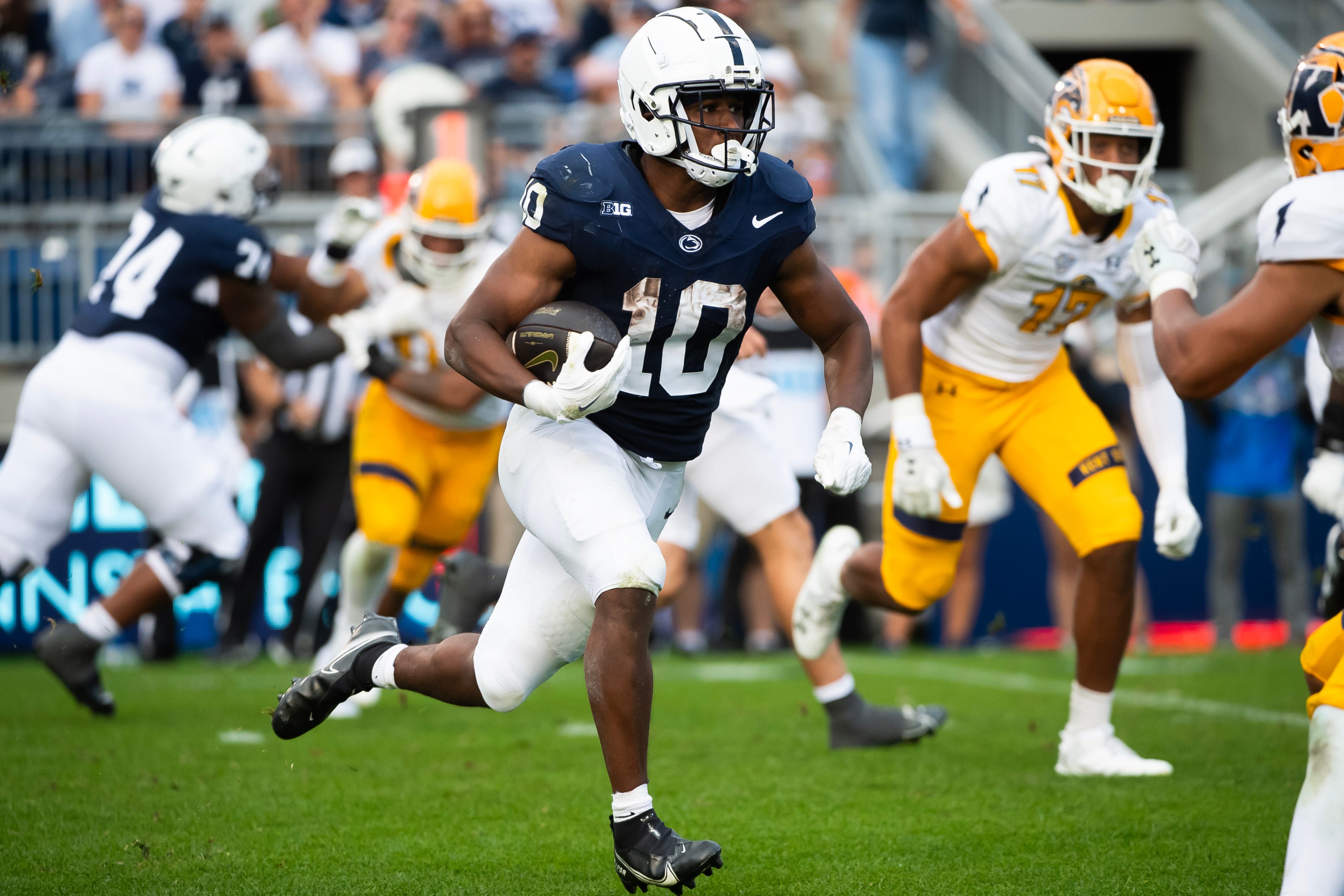 Video thumbnail for NFL Draft 2026: Penn State RB Nick Singleton visits Eagles