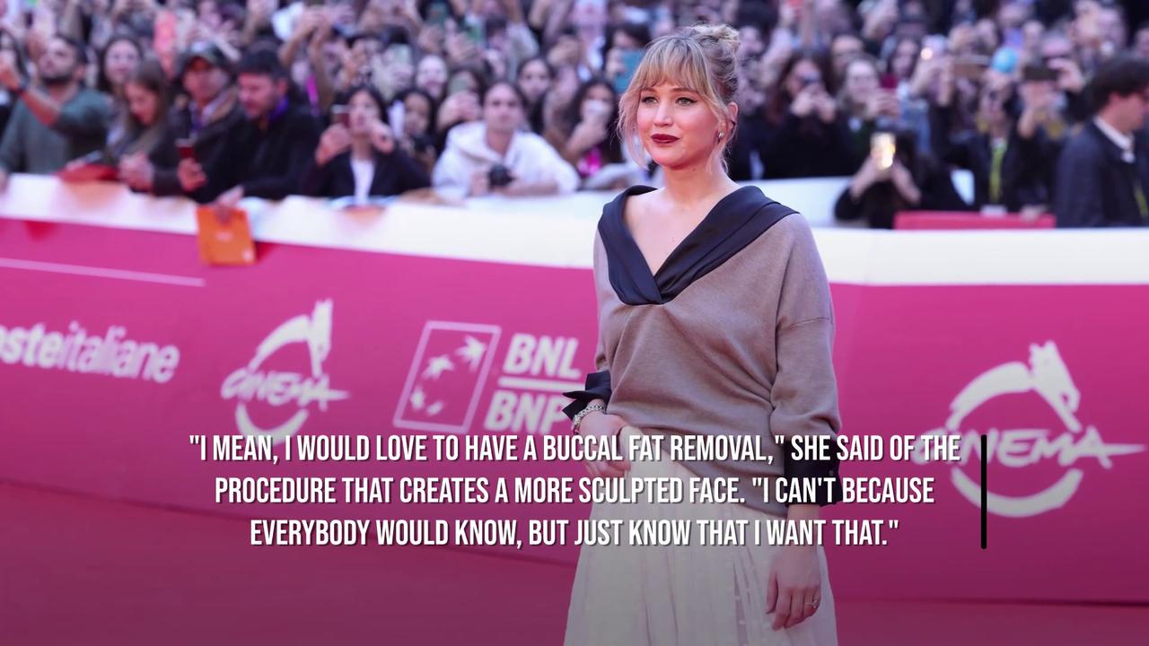 Video thumbnail for Jennifer Lawrence reveals cosmetic treatments she's undergone.