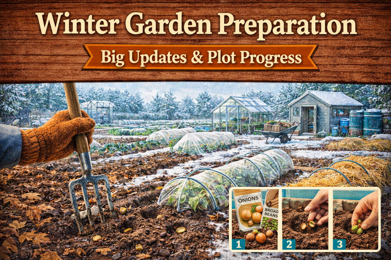 Video thumbnail for Winter Garden Preparation | Big Updates & Plot Progress