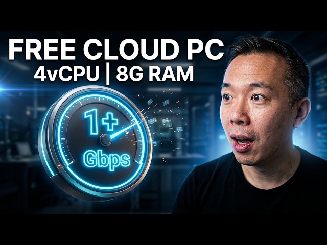 Video thumbnail for Free Cloud Desktop Sandbox (4vCPU, 8G RAM, 1+gbps)