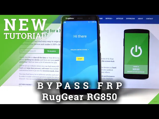 Video thumbnail for How to Bypass FRP in RUGGEAR RG850 – Bypass Google Verification