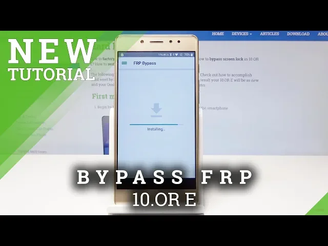 Video thumbnail for How to Unlock FRP in 10.OR E - Bypass Google Verification