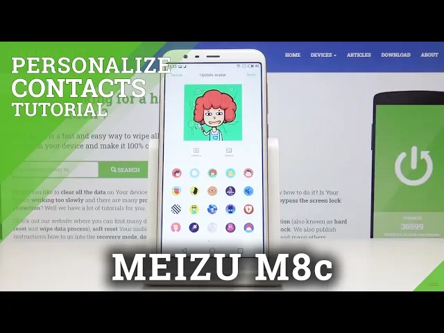 Video thumbnail for How to Add Photo to Contact in MEIZU M8c – Personalize Contact