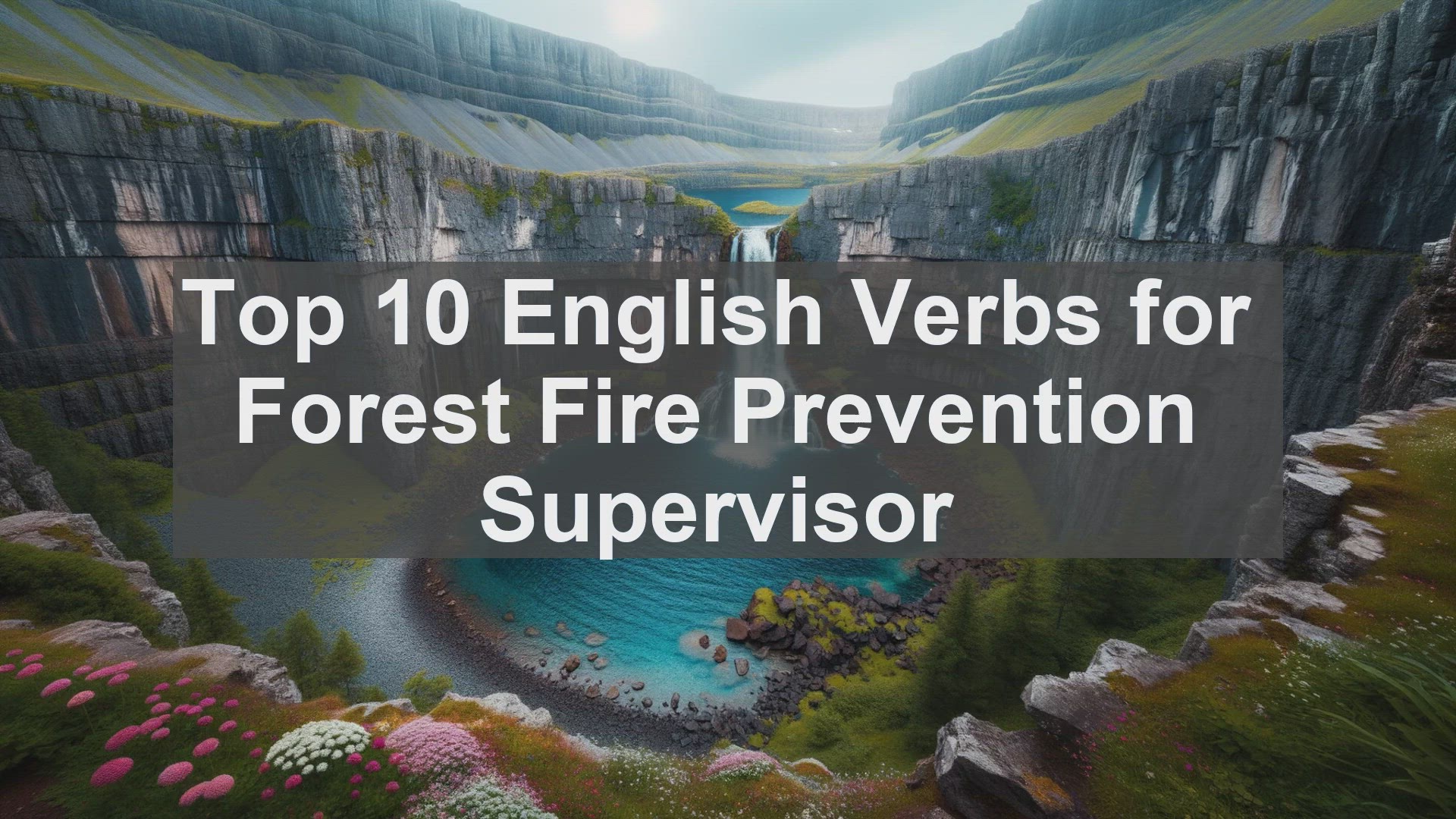 'Video thumbnail for Top 10 English Verbs for Forest Fire Prevention Supervisor'