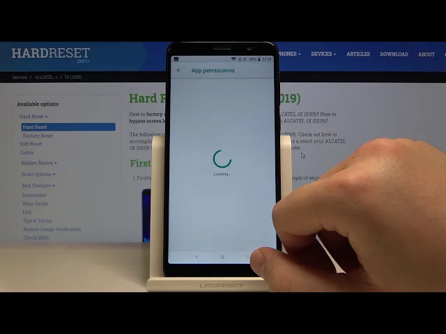 Video thumbnail for How to Operate Permission Manager in Alcatel 1X 2019 – Change App Permissions