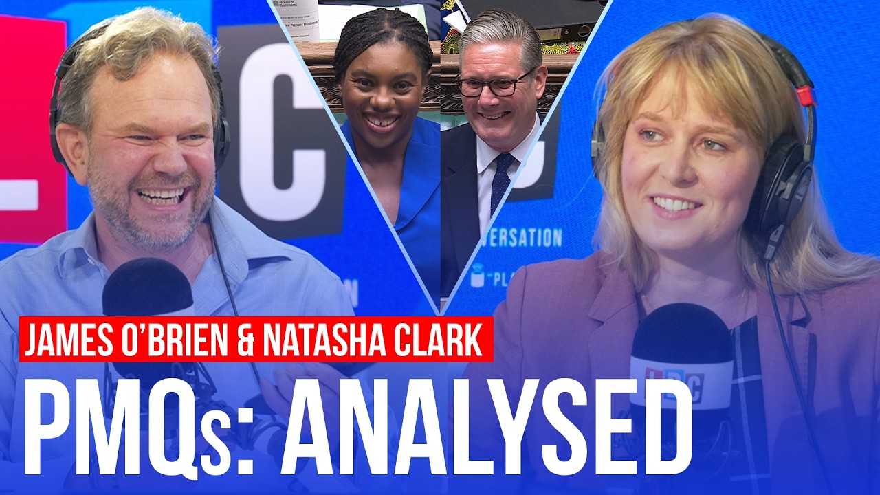 Video thumbnail for 'That was close to perfect' | James O'Brien reacts to Starmer's final PMQs