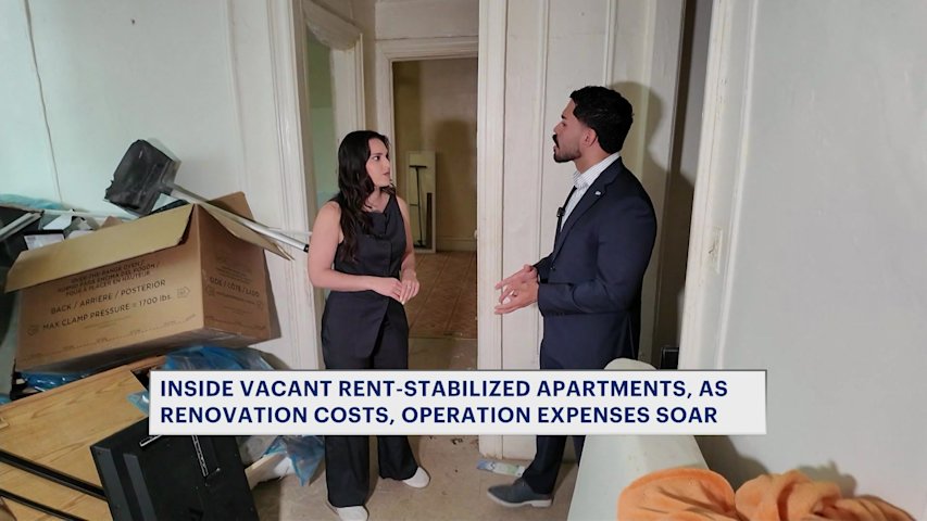 Video thumbnail for Taking a look inside the NYC units sitting empty for years as renovation costs soar