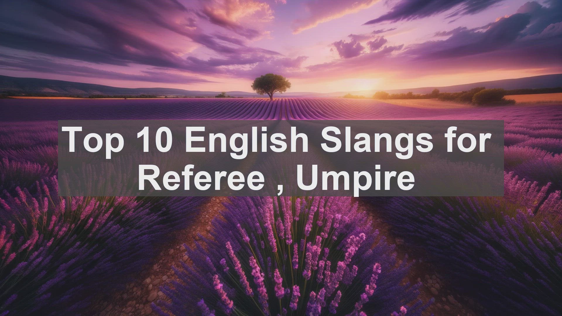 'Video thumbnail for Top 10 English Slangs for Referee  Umpire'