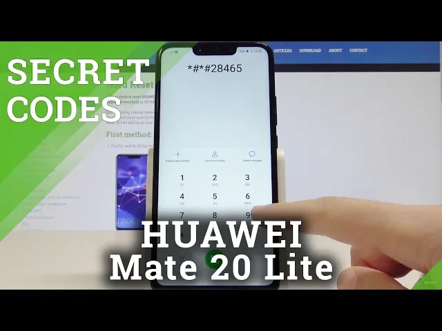 Video thumbnail for Secret Codes HUAWEI Mate 20 Lite - Hidden Mode / Advanced Features / Secret Menu