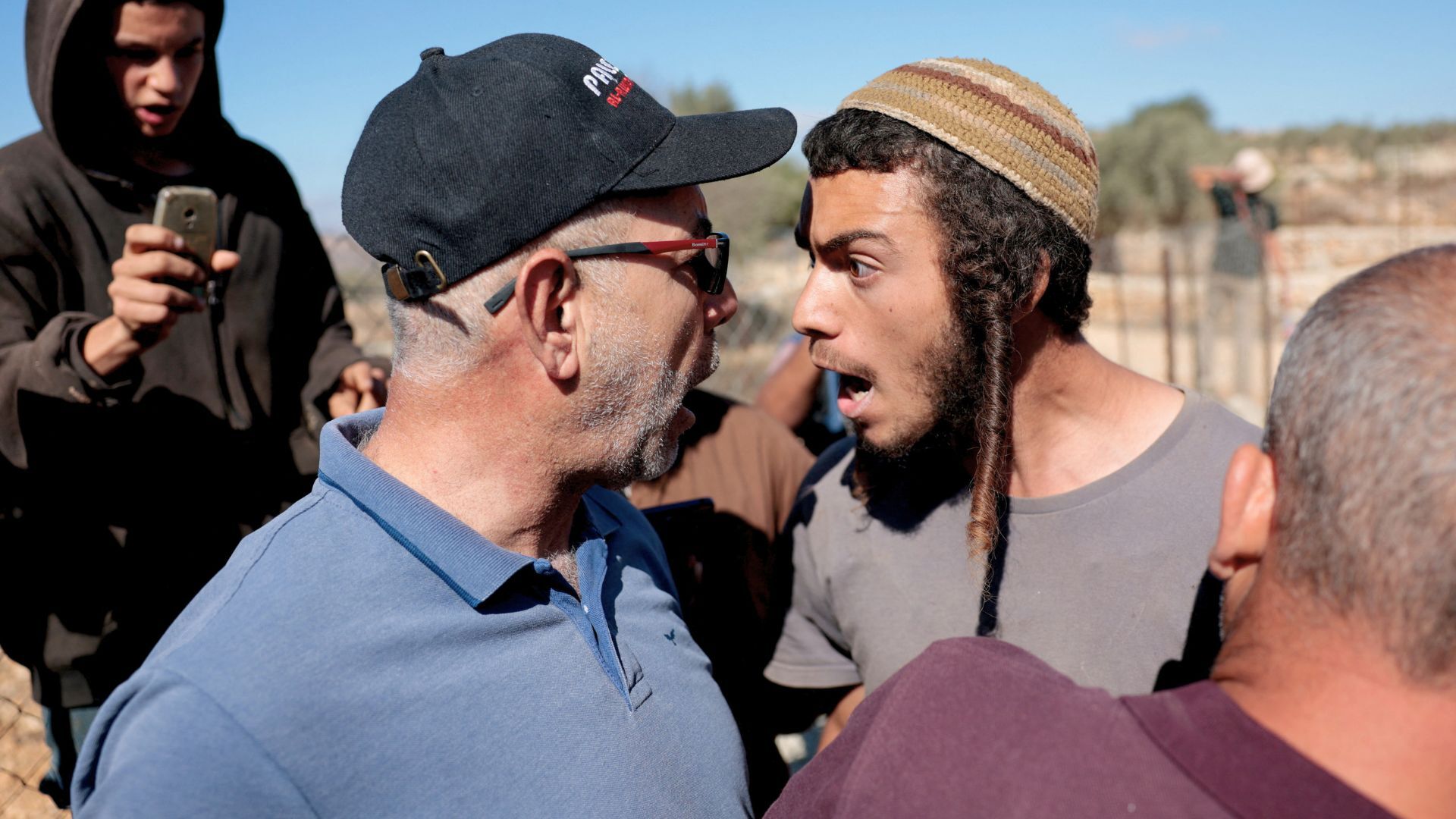 'Video thumbnail for Israeli settlers, military forces attack Palestinian farms and villages in West Bank'