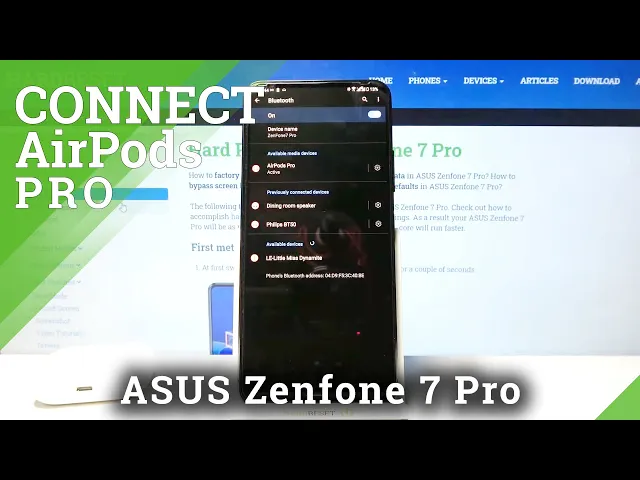 Video thumbnail for Connect AirPods Pro to ASUS Zenfone 7 Pro – Android and Wireless Headphones