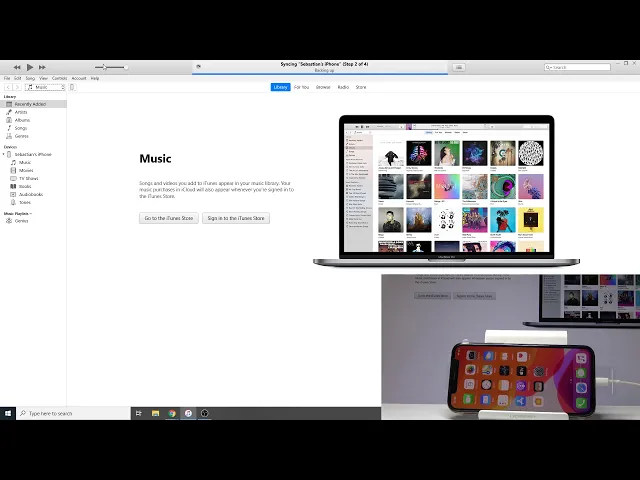 Video thumbnail for How to Backup Data in iPhone 11 Pro - Create iTunes Backup