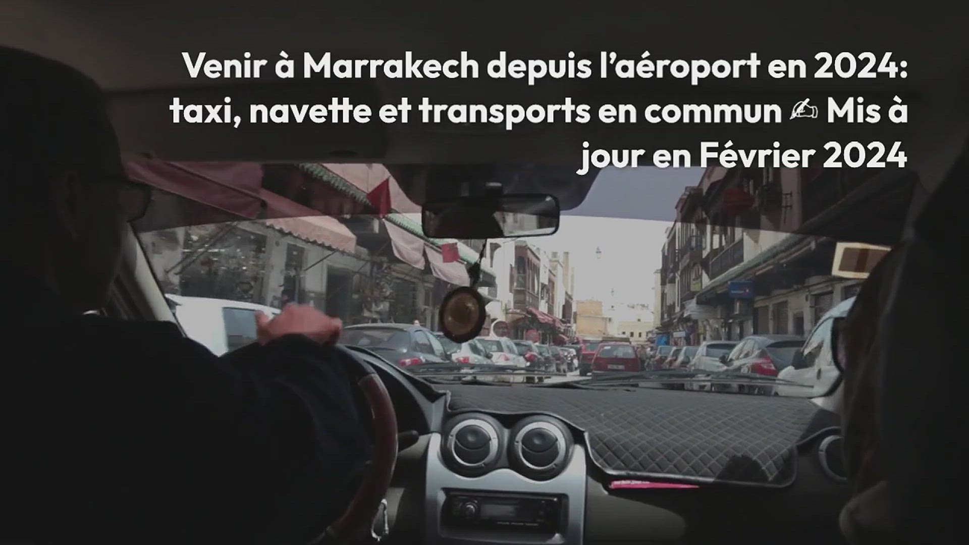 Video thumbnail for Venir à Marrakech depuis l’aéroport en 2024 : taxi, navette et transports en commun