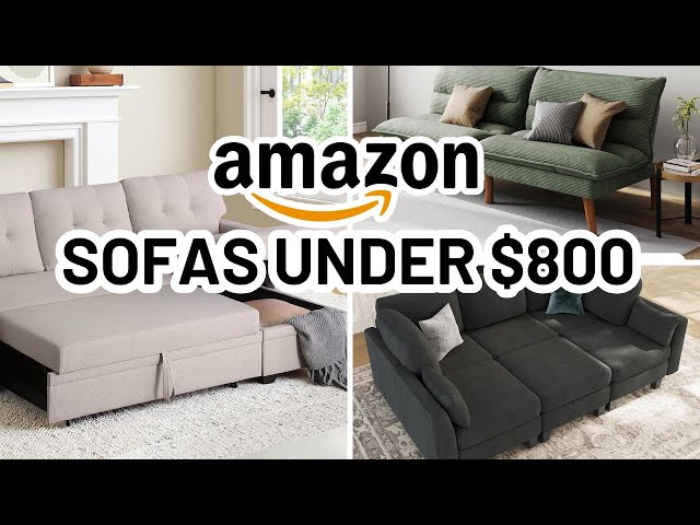 Video thumbnail for 5 Popular Sofa Styles on Amazon UNDER $800!