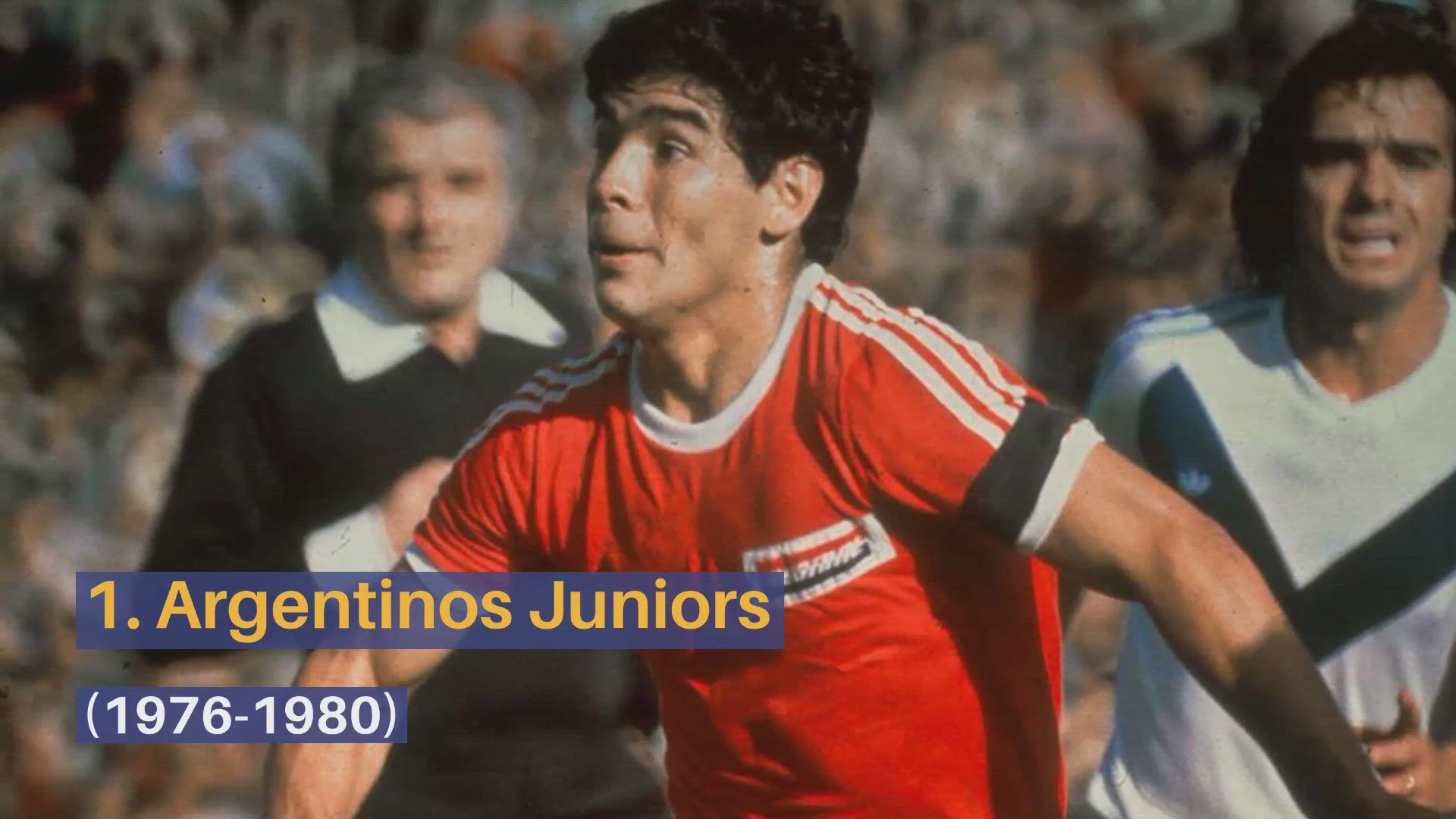 Video thumbnail for Todos los clubs en los que jugó Maradona