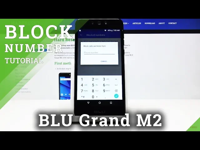 Video thumbnail for How to Block Number in BLU Grand M2 – Blacklist