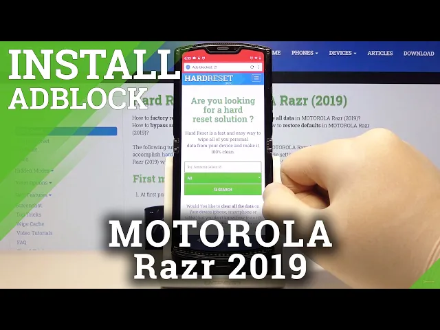 Video thumbnail for How to Install AdBlock in MOTOROLA Razr (2019) – Block All Adverts