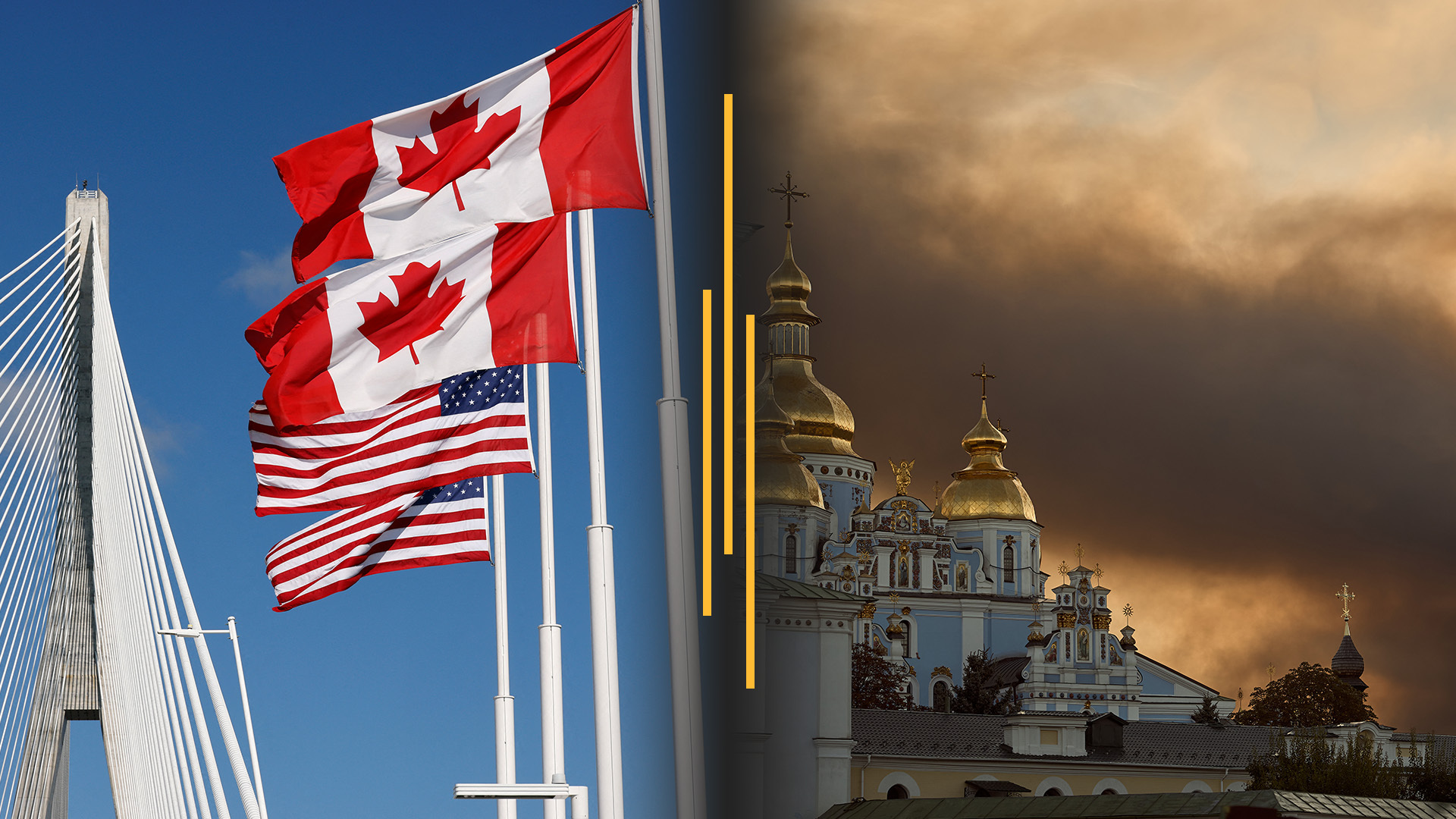 Video thumbnail for Canada hits US good with new tariffs; Russia resumes deadly attacks on Kyiv