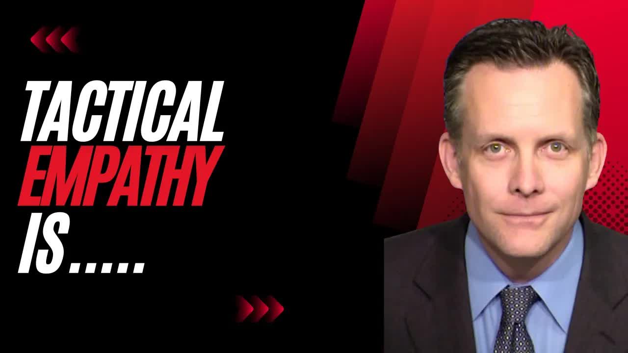 Video thumbnail for negotiation mastery: mastering difficult coworkers: tactical empathy & listening skills