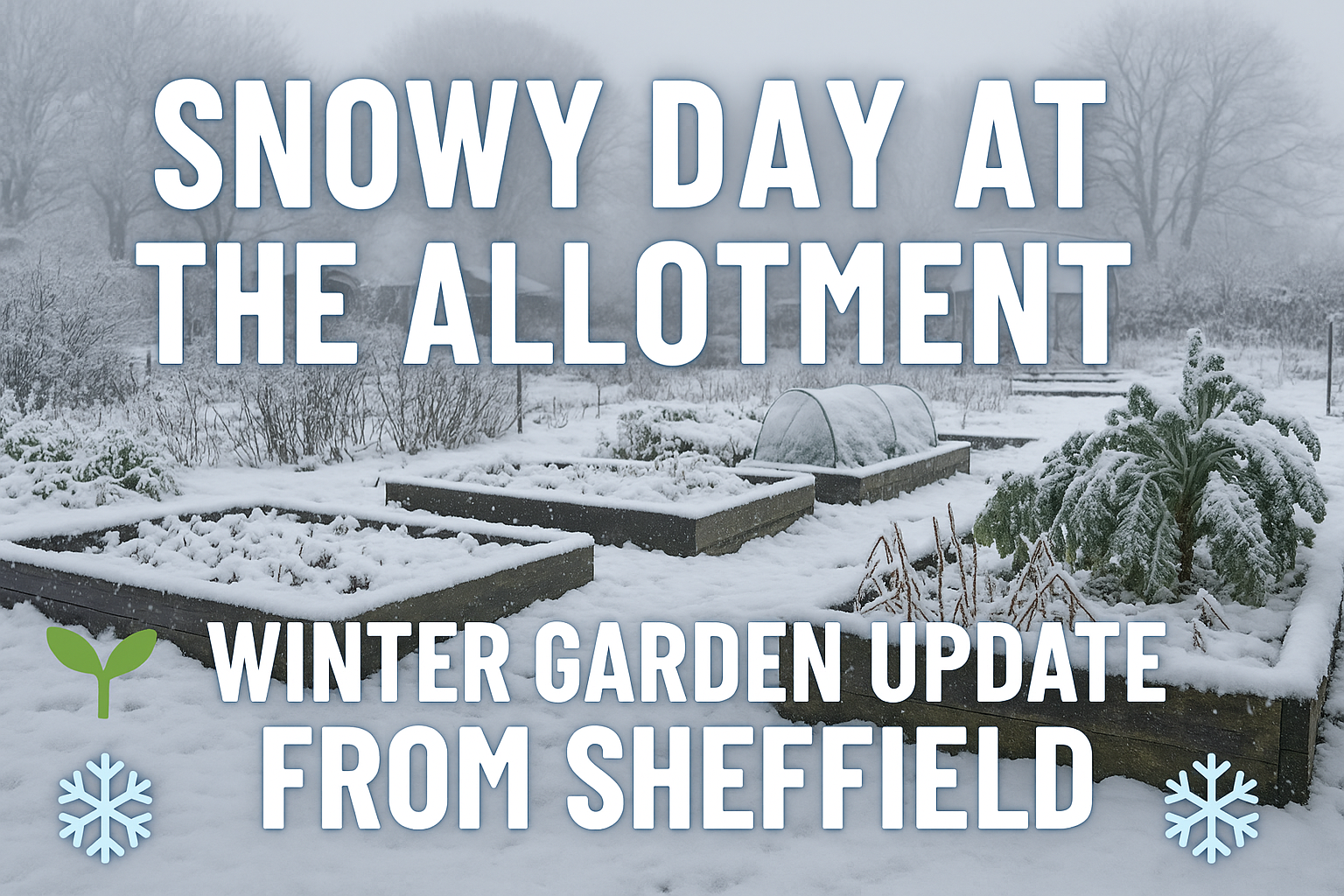 Video thumbnail for 🎥 ✅ Snowy Day Gardening ❄️🌱 | Winter Allotment Update & Cold Weather Tips 🌿✨