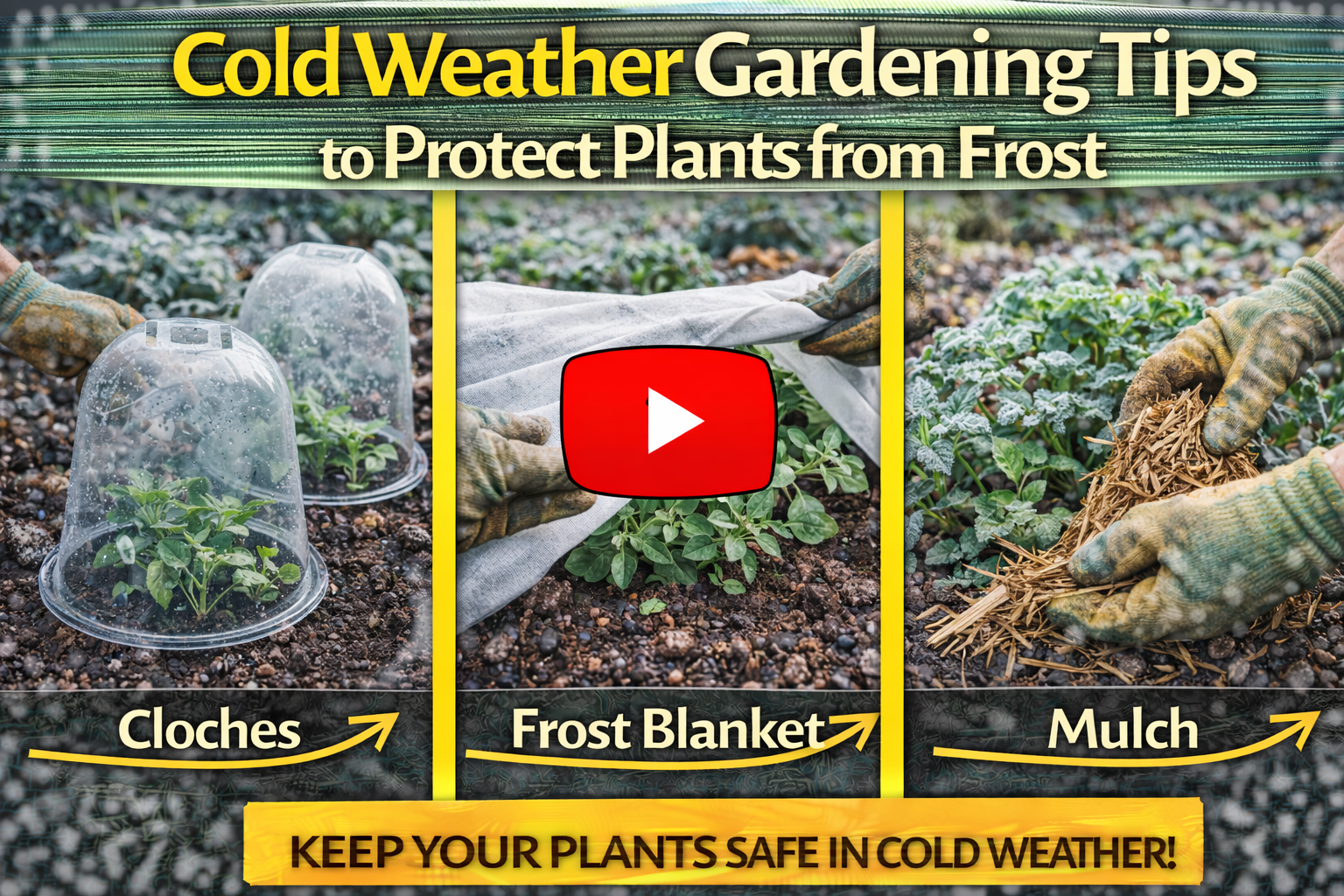 Video thumbnail for Cold Weather Gardening Tips to Protect Plants from Frost