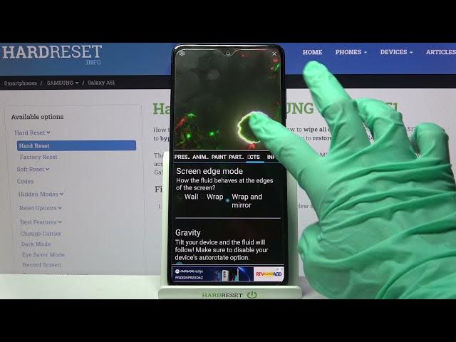 Video thumbnail for SAMSUNG Galaxy A51 - How to Download and Apply Live Wallpaper Magic Fluids App