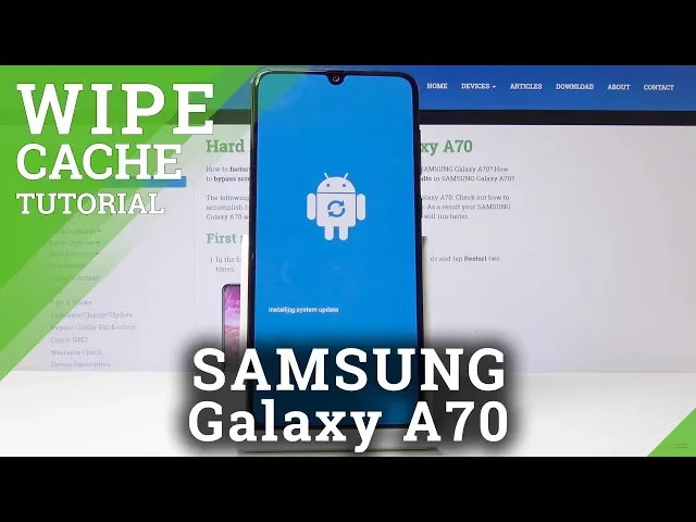 Video thumbnail for How to Wipe Cache Partition in SAMSUNG Galaxy A70 - Optimize System