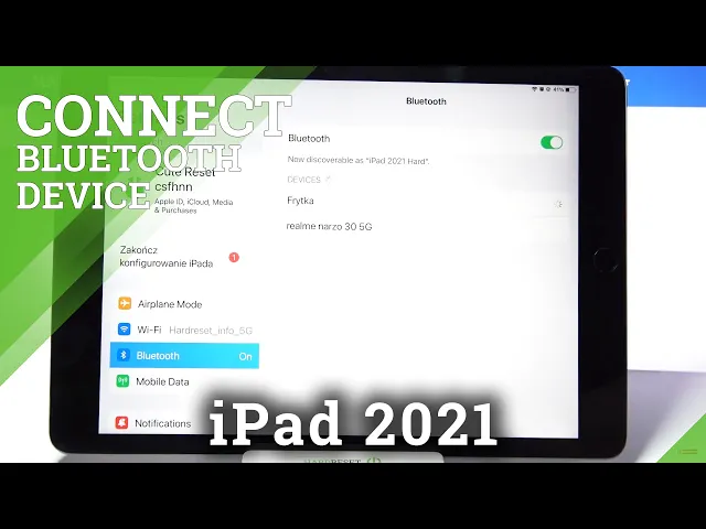 Video thumbnail for How to Enable Bluetooth Connection on iPad 2021 – Manage Bluetooth Settings