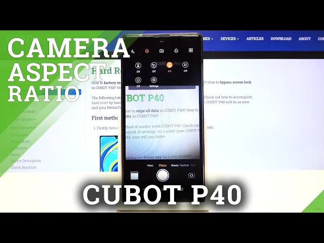 Video thumbnail for How to Change Aspect Ratio on CUBOT P40 – Personalize Image Dimensions