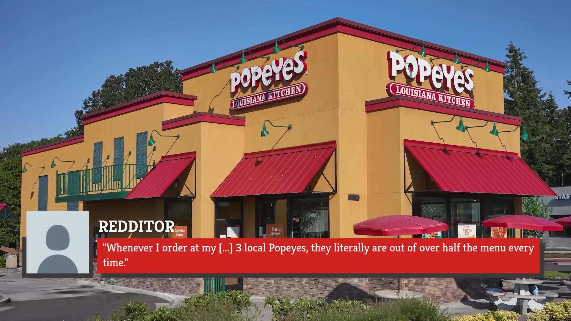 'Video thumbnail for The Shadiest Things About Popeyes' Menu'