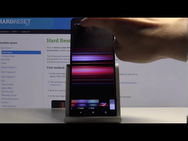 Video thumbnail for SONY Xperia 1 II Set Up Wallpaper