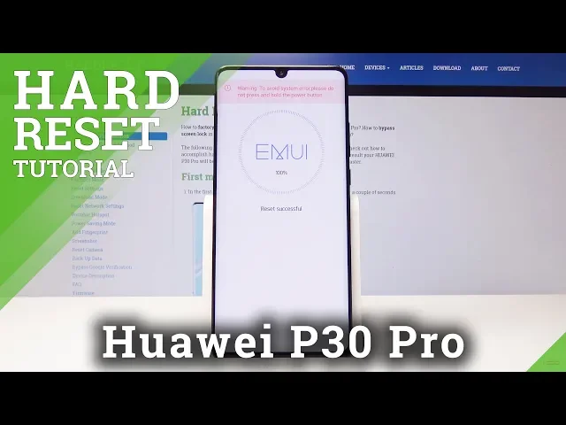 Video thumbnail for HUAWEI P30 Pro HARD RESET / BYPASS SCREEN LOCK