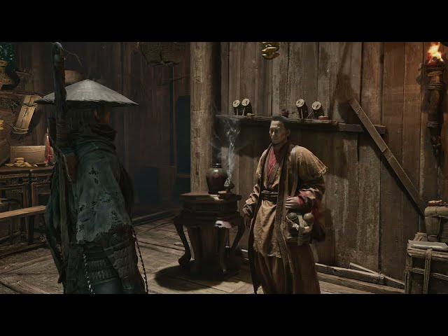 Video thumbnail for Phantom Blade Zero - Chapter 1: Outpost: Buy Ancient Timber and Upgrade The Feather Bow