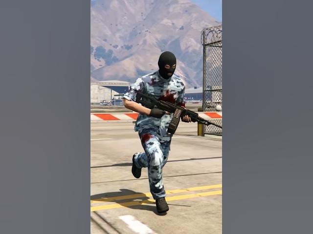 Video thumbnail for Gta 5 attack military base #shorts
