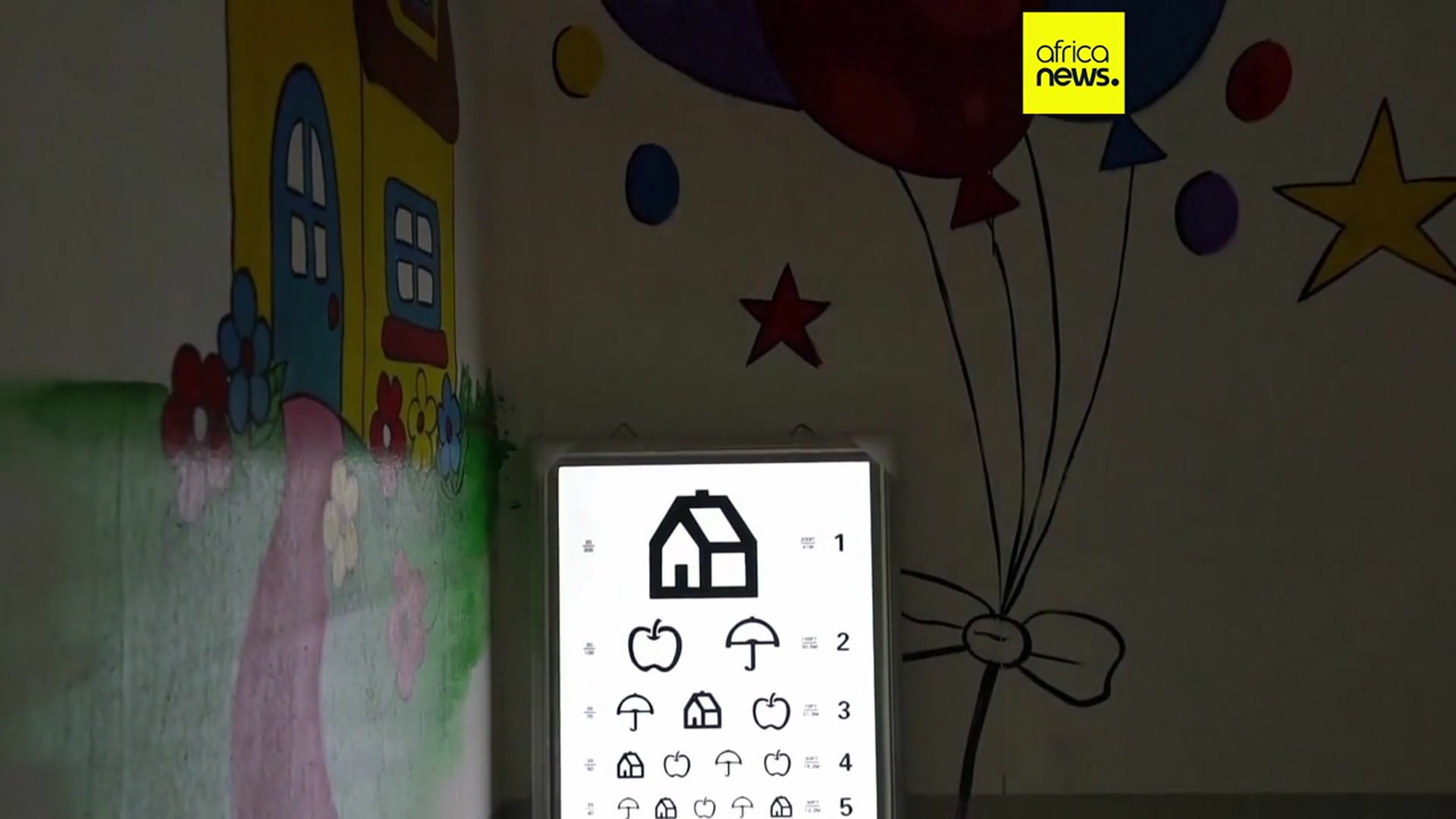 'Video thumbnail for Burkina Faso's only eye doctor for children sees trauma of both play and conflict'