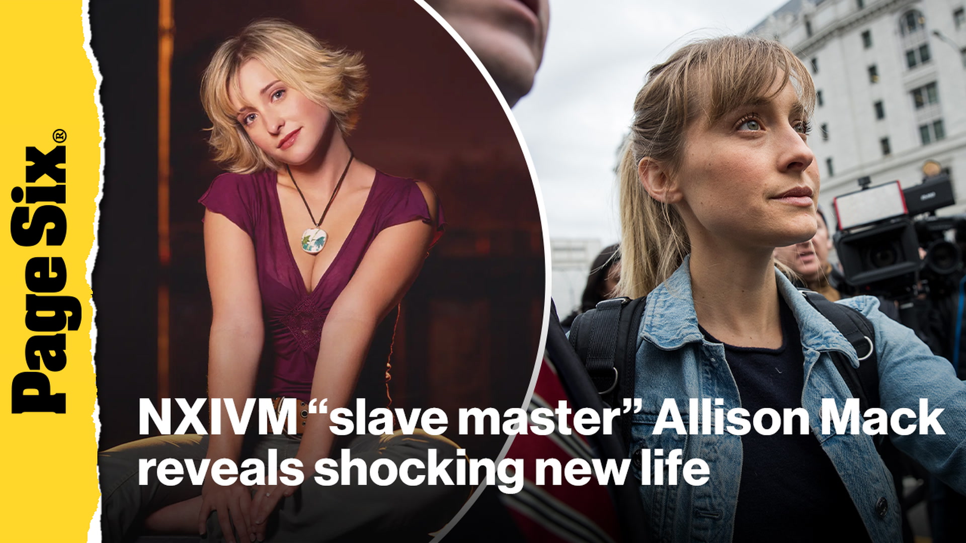 Video thumbnail for Allison Mack's shocking new life: From NXIVM "slave master" to social work student