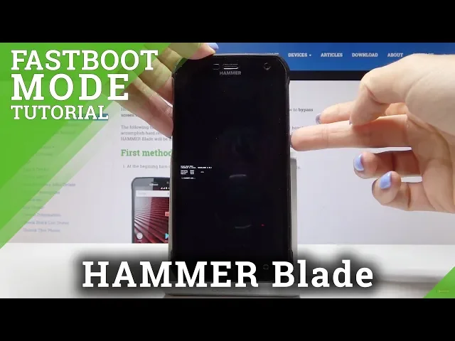 Video thumbnail for How to Open Fastboot Mode in HAMMER Blade