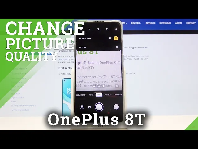 Video thumbnail for How to Change Image Quality in OnePlus 8T – Choose Picture Quality